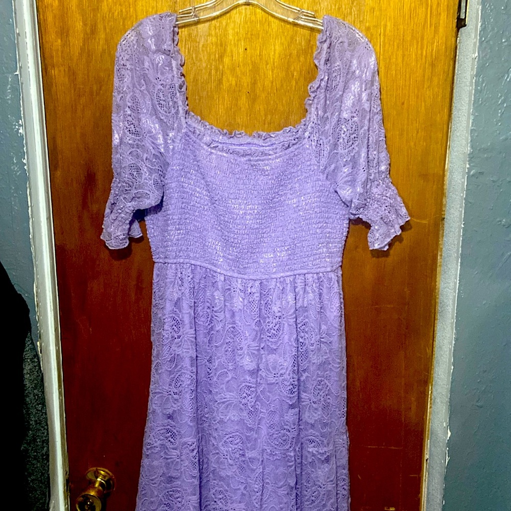 Purple/ Lavender Lace Dress